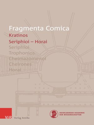 cover image of FrC 3.5 Kratinos frr. 218-298